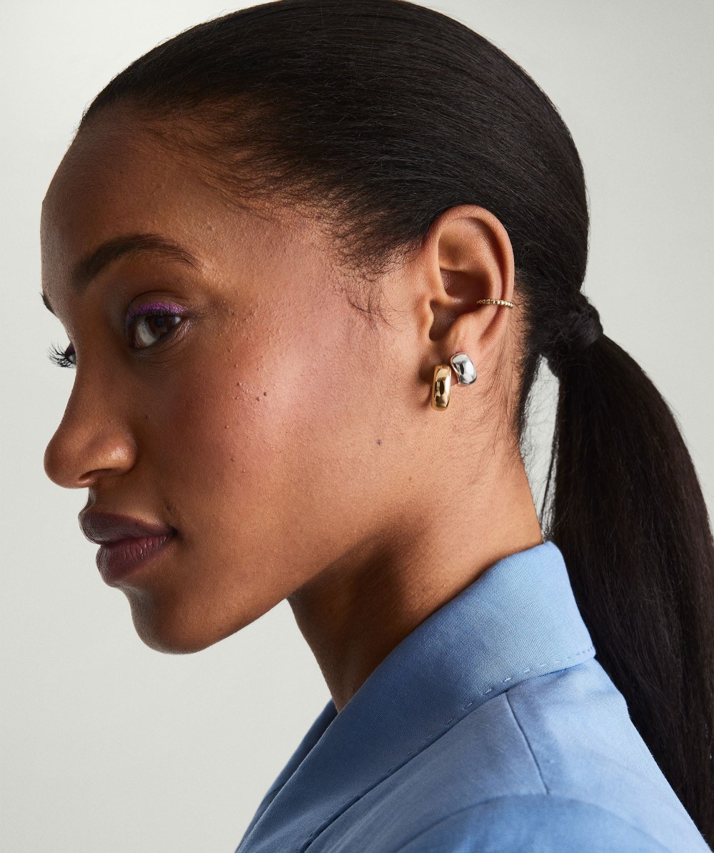 Mejuri Plush Small Hoops - 14k Yellow Gold