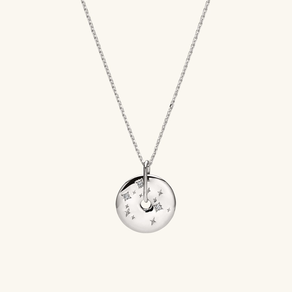 Mejuri Zodiac Pendant Necklace - Sterling Silver