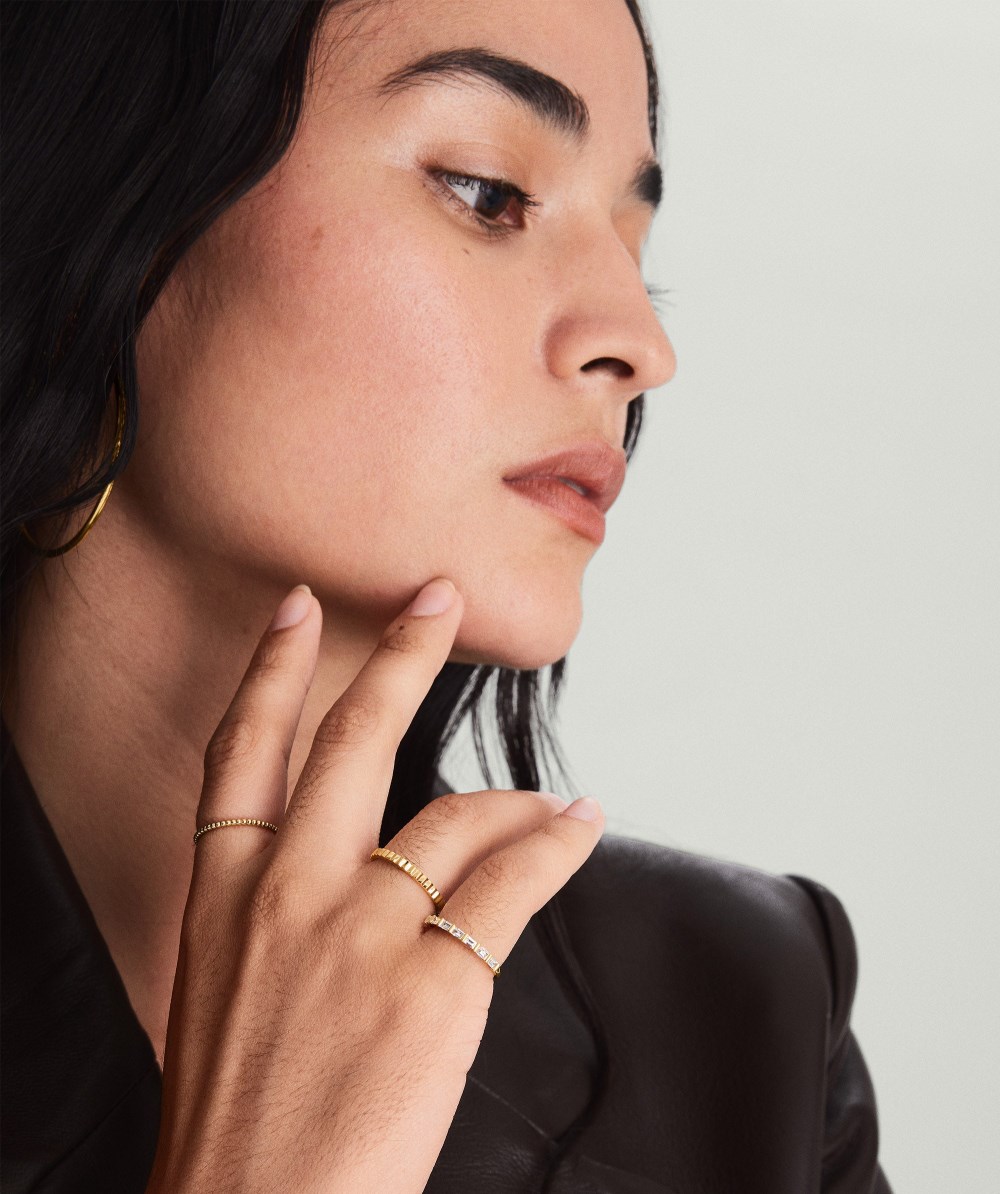 Mejuri Eternity Line Band - 14k Yellow Gold
