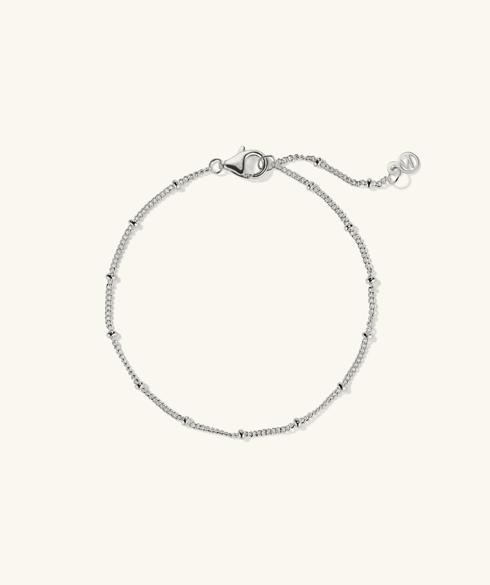 Mejuri Spheres Chain Bracelet - Sterling Silver