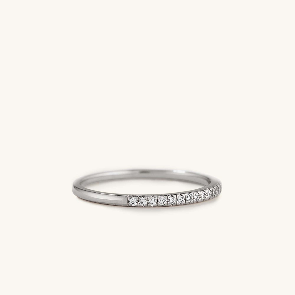 Mejuri Diamonds Team Ring - 14k White Gold