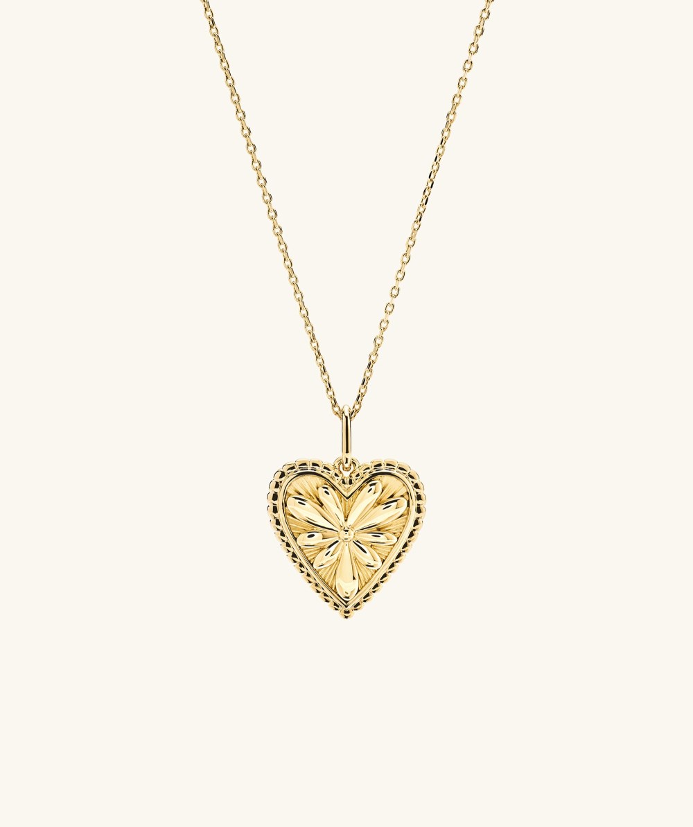 Mejuri Calendula Pendant Necklace - Gold Vermeil