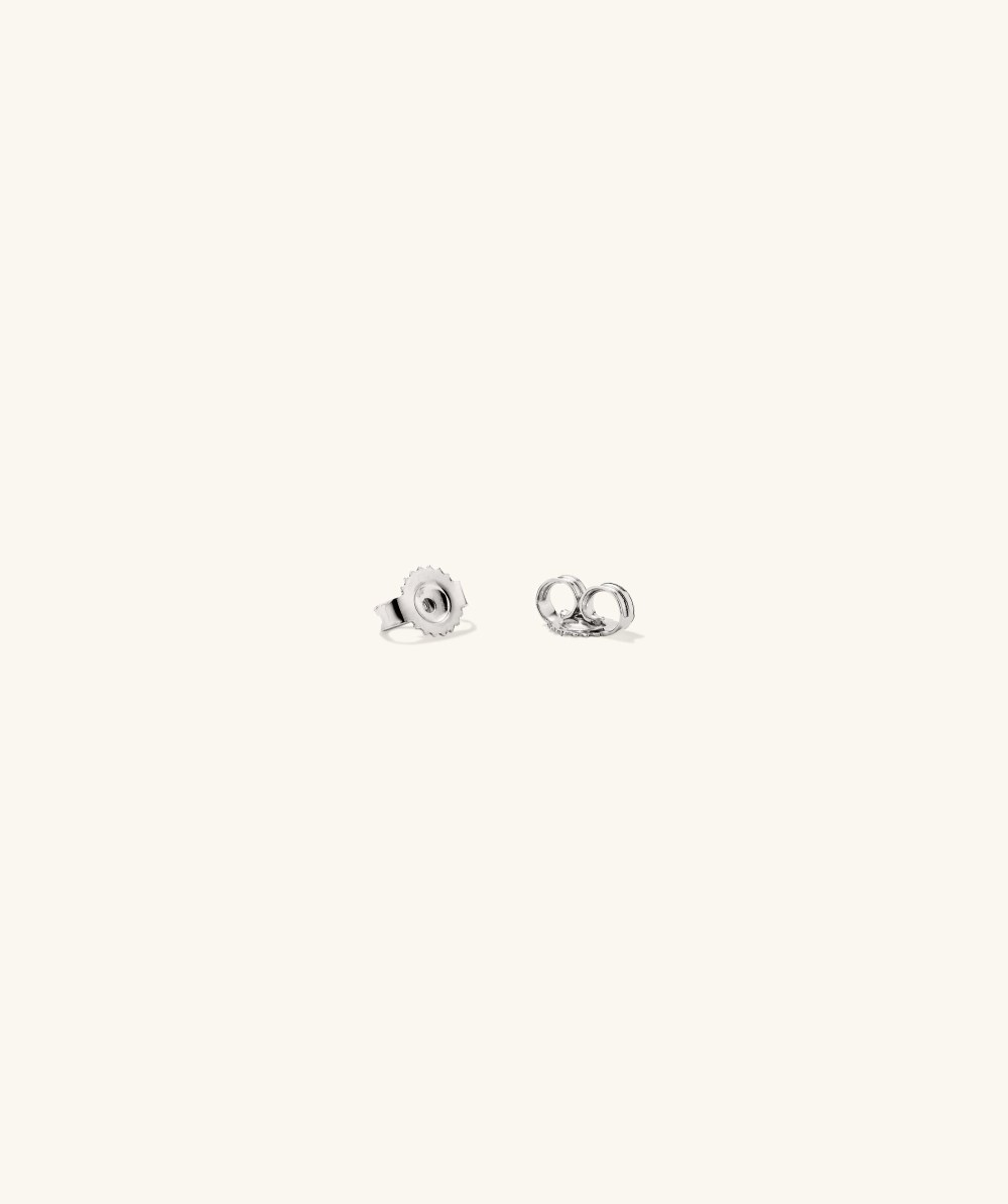 Mejuri Lab Grown Diamond Round Studs 1 TCW - 14k White Gold