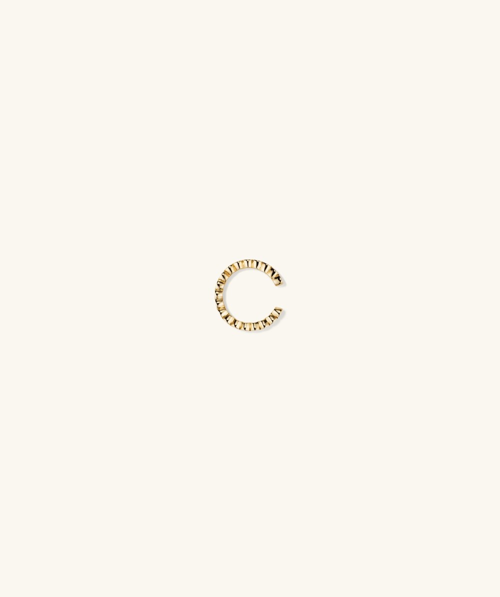 Mejuri Diamond Ear Cuff - 14k Yellow Gold