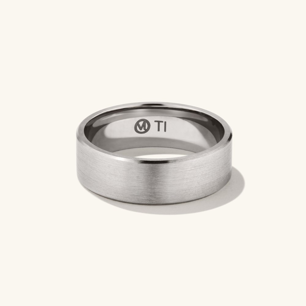 Mejuri 6mm Smooth Band - Titanium