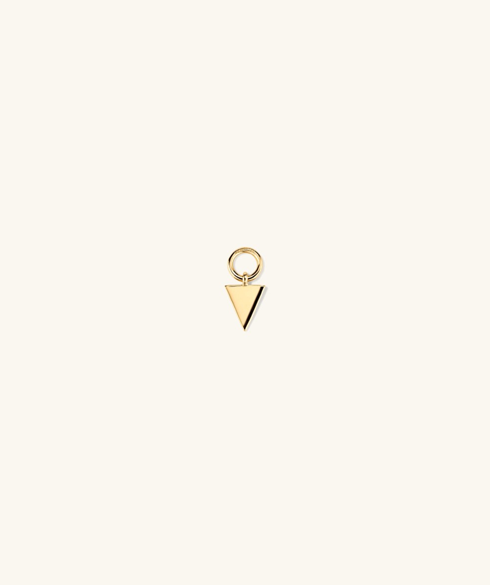 Mejuri Single Patra Hoop Charm - 14k Yellow Gold