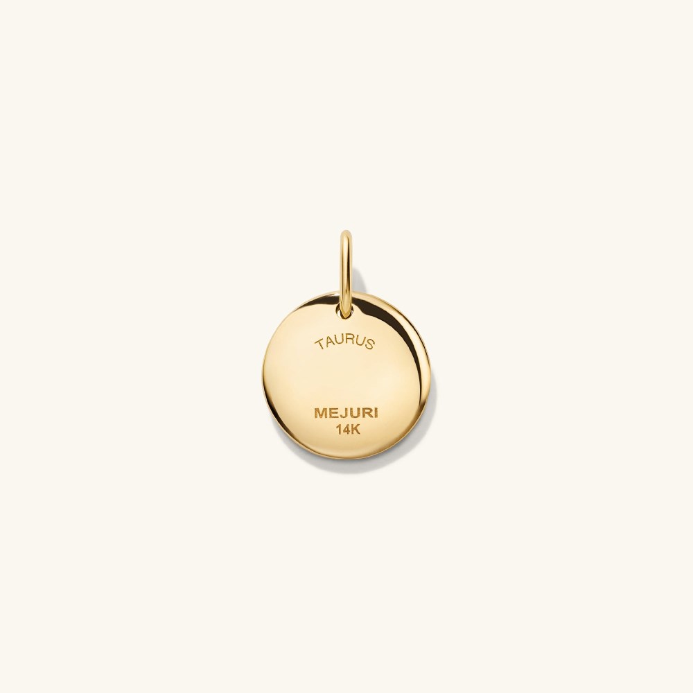 Mejuri Zodiac Charm Pendant - 14k Yellow Gold