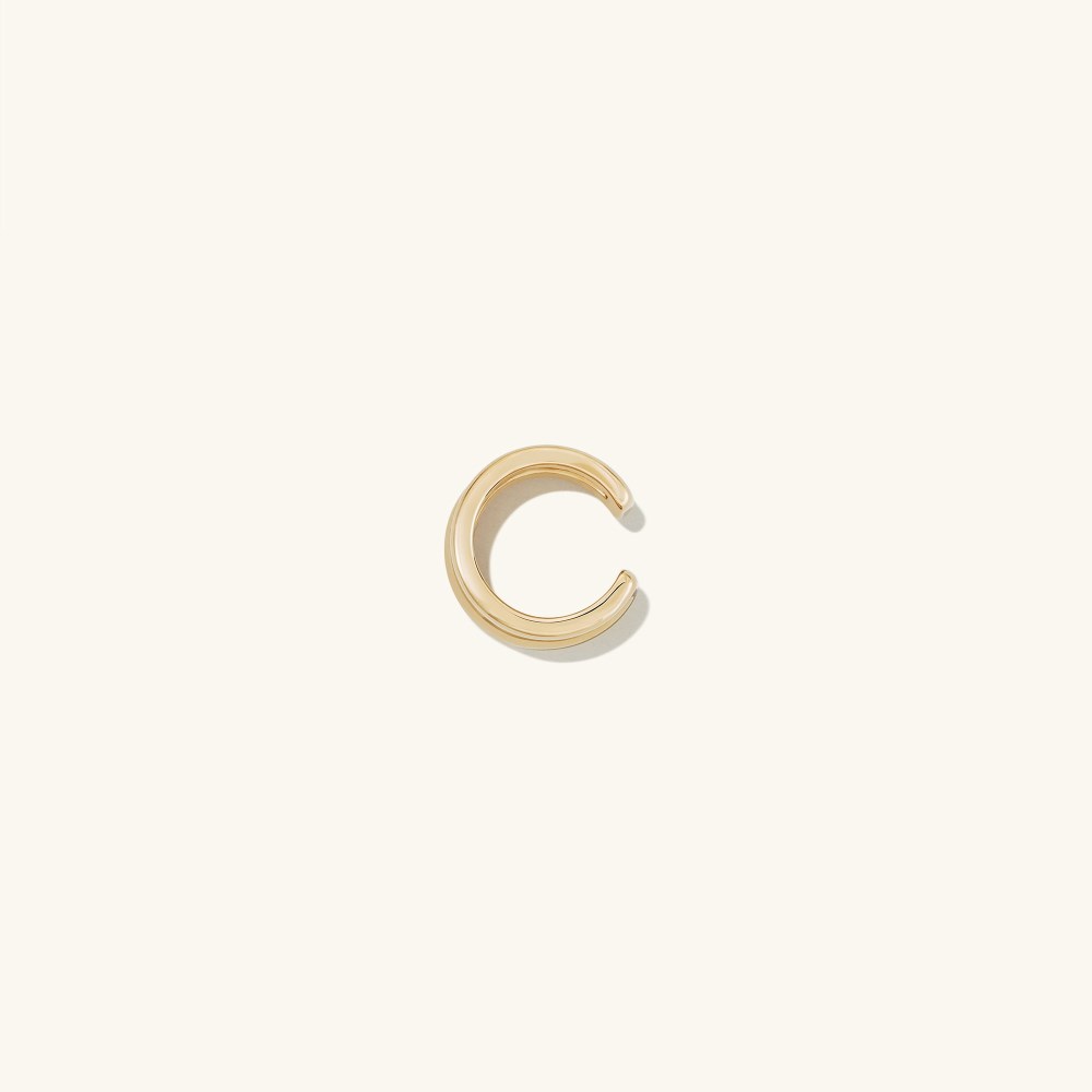 Mejuri Duet Ear Cuff - Gold Vermeil