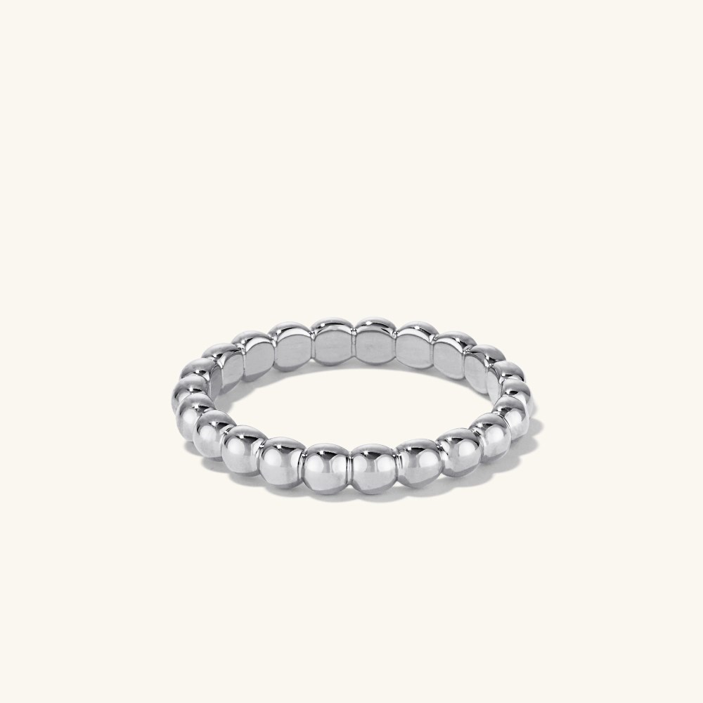 Mejuri Metallic Sphere Ring - Sterling Silver