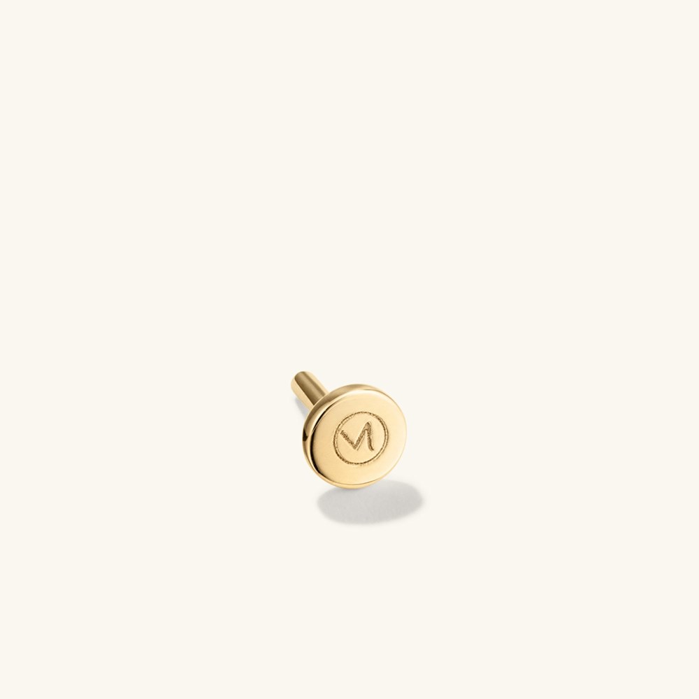 Mejuri Flat Back Post - 14k Yellow Gold
