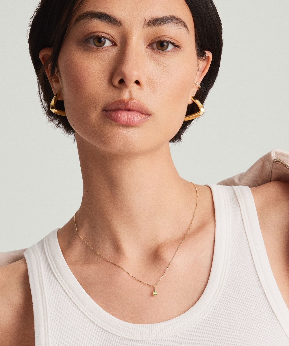 Mejuri Birthstone Charm - 14k Yellow Gold