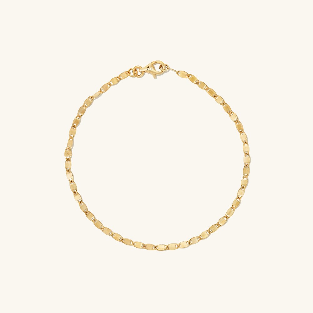 Mejuri Anchor Chain Bracelet - 14k Yellow Gold