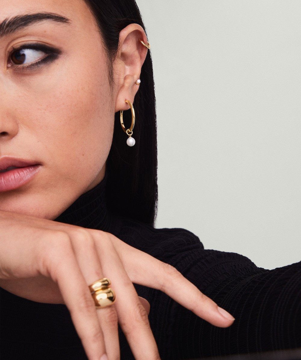 Mejuri Gemstone Mini Studs - 14k Yellow Gold