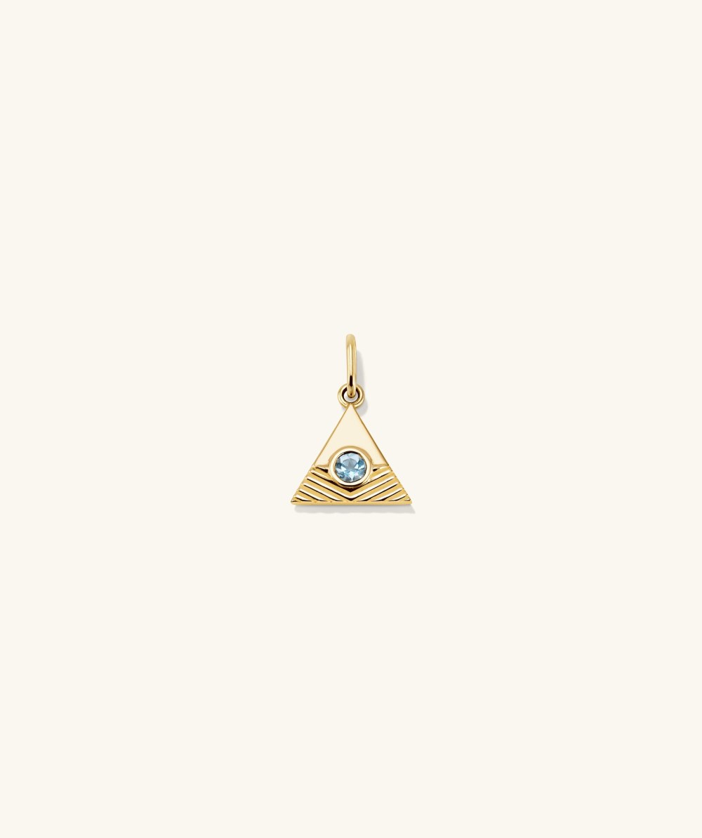 Mejuri Triangle Element Charm - 14k Yellow Gold