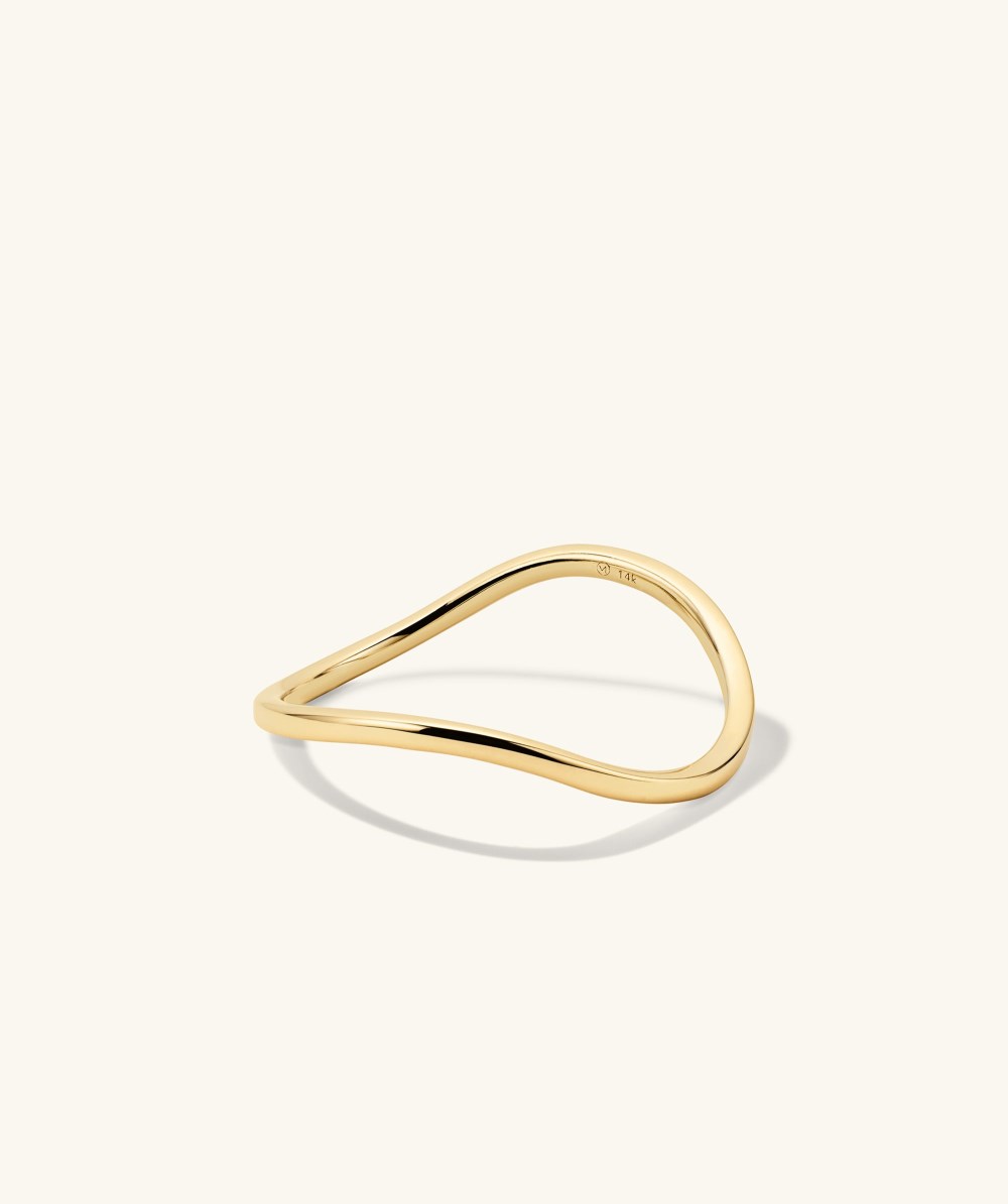 Mejuri Dôme Figure Stacker Ring - 14k Yellow Gold