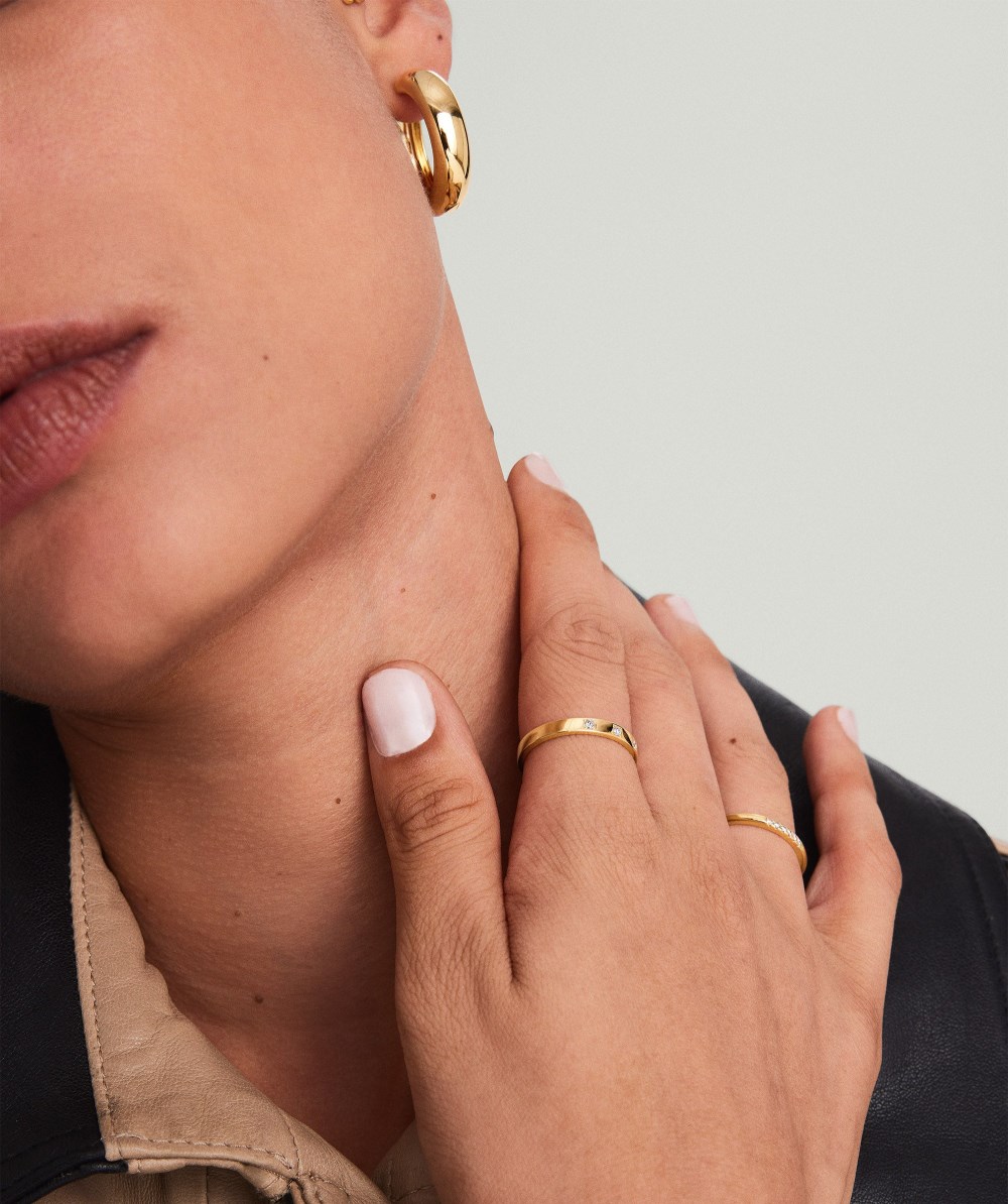 Mejuri Diamonds Band - 14k Yellow Gold