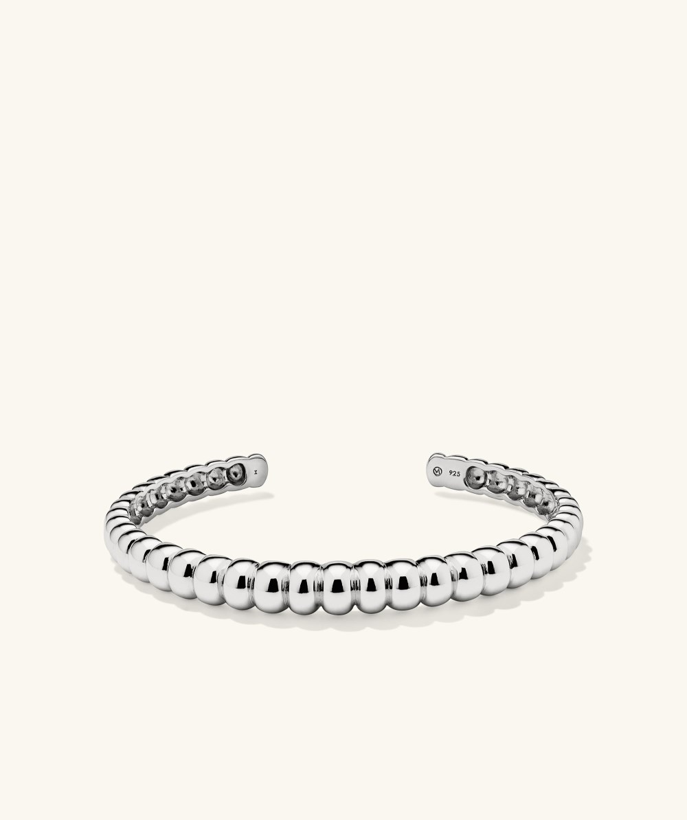 Mejuri Puffy Charlotte Cuff Bracelet - Sterling Silver