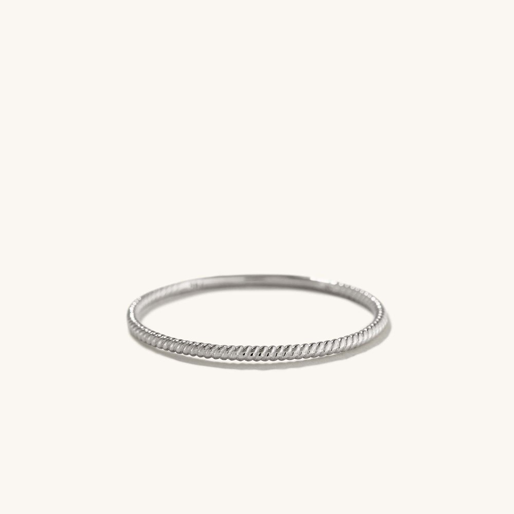 Mejuri Twist Ring - 14k White Gold