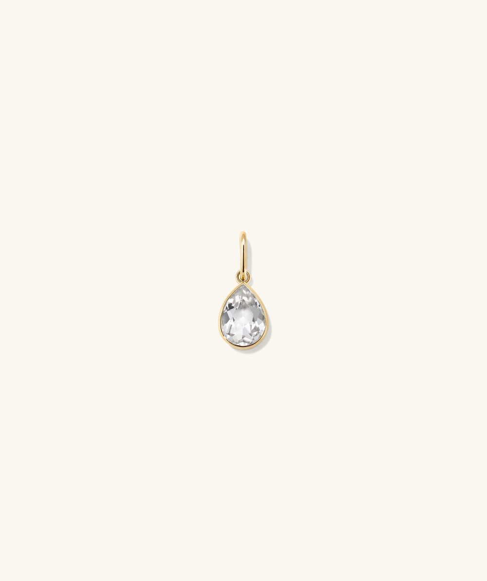 Mejuri Pear Pendant - Gold Vermeil