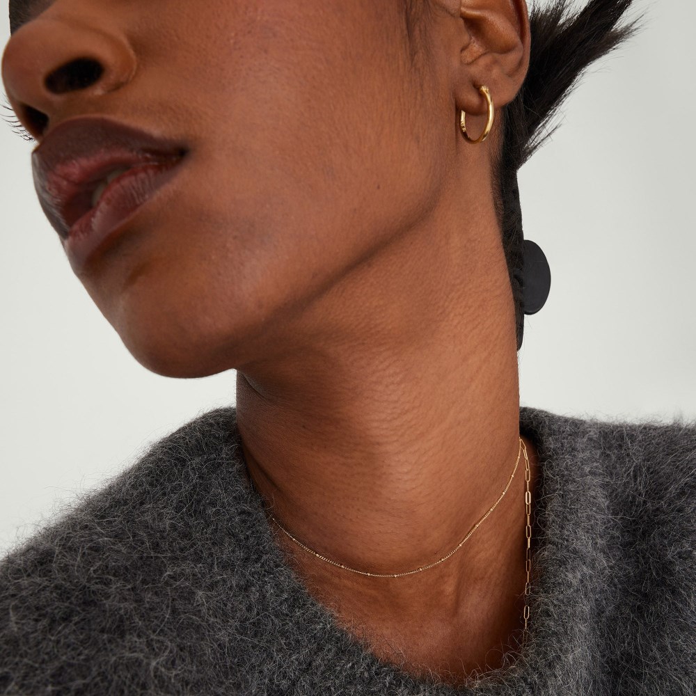 Mejuri Spheres Chain Necklace - 14k Yellow Gold