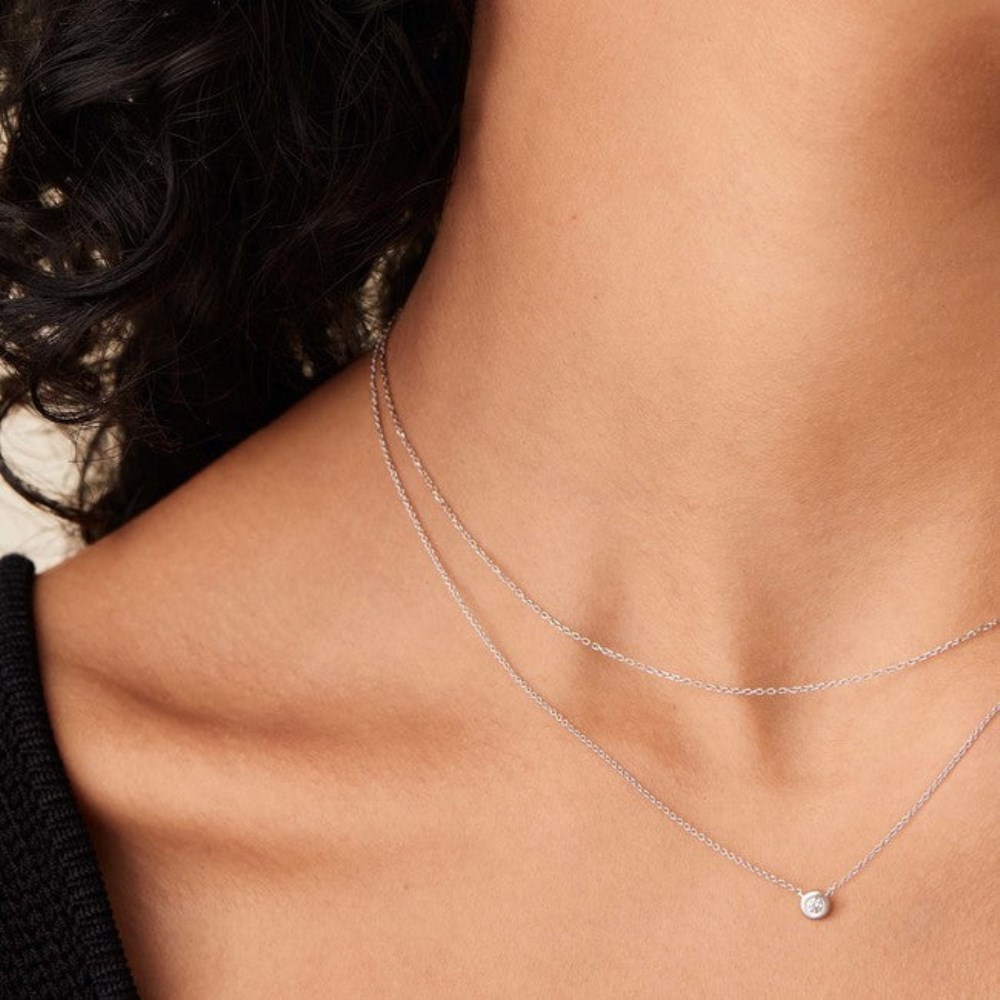 Mejuri Chain Necklace - 14k White Gold