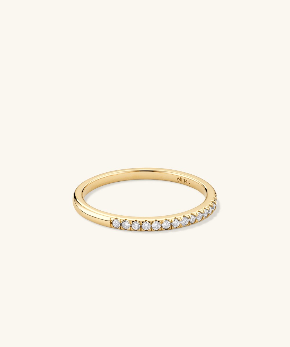Mejuri Diamonds Team Ring - 14k Yellow Gold