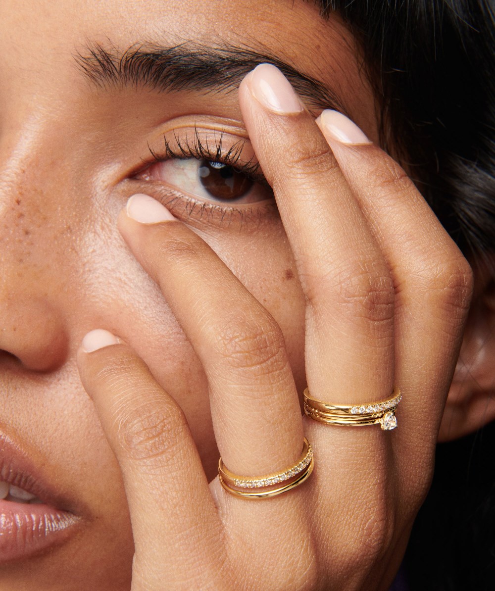 Mejuri Diamonds Team Ring - 14k Yellow Gold