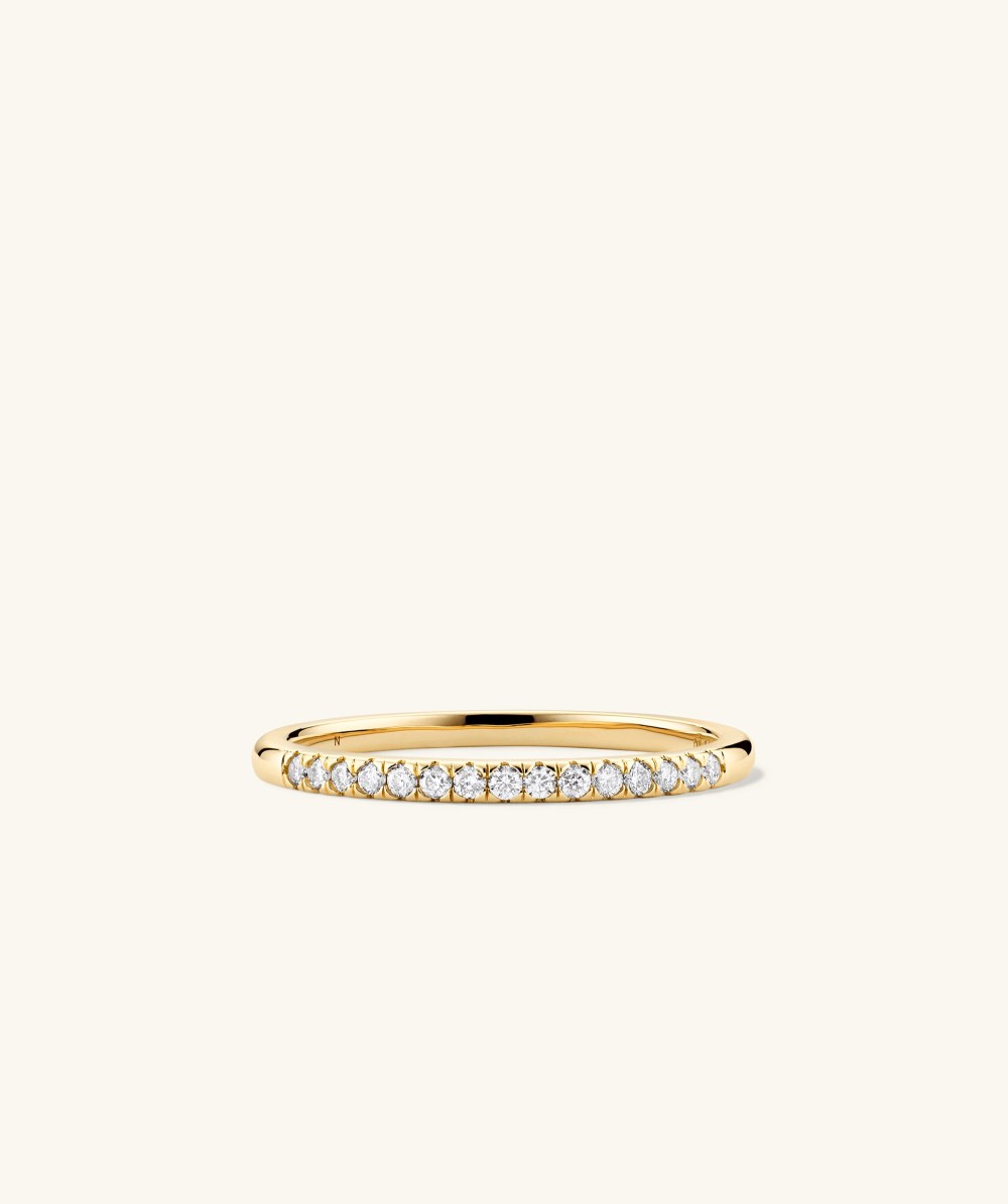 Mejuri Diamonds Team Ring - 14k Yellow Gold