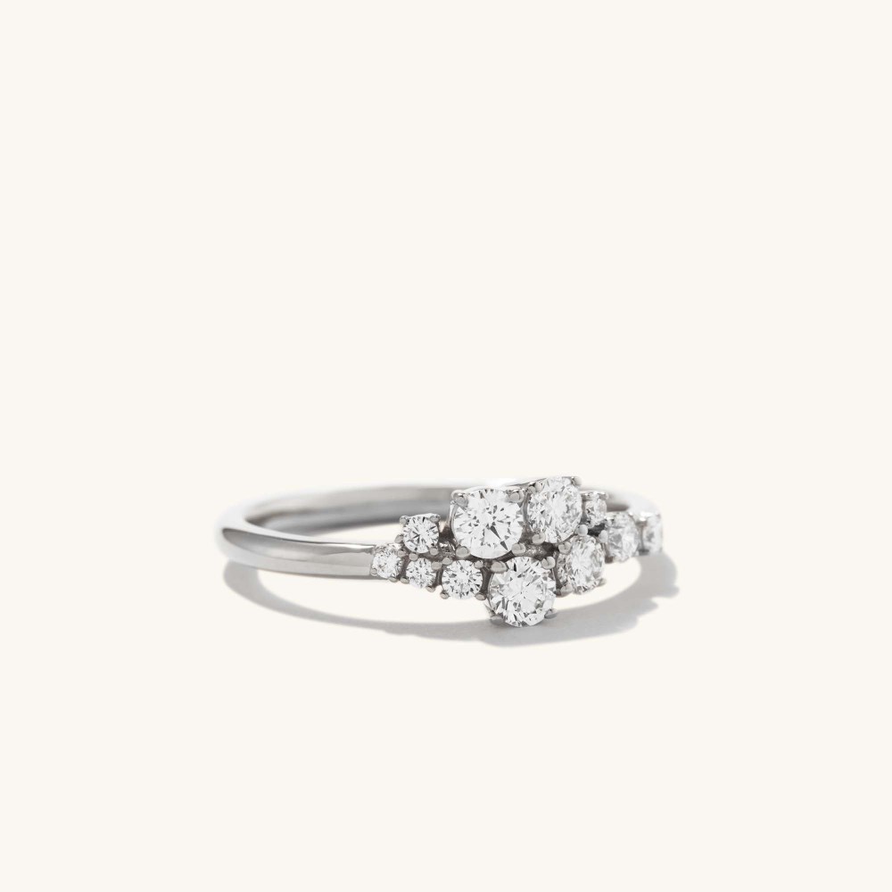 Mejuri Diamonds Cluster Ring - 14k Yellow Gold