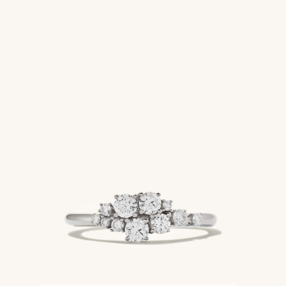 Mejuri Diamonds Cluster Ring - 14k Yellow Gold